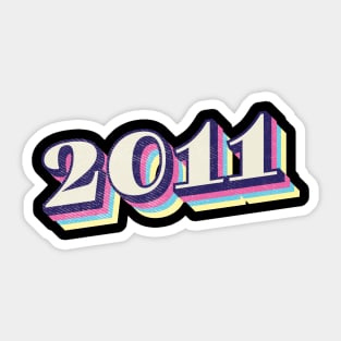 2011 Birthday Year! Sticker